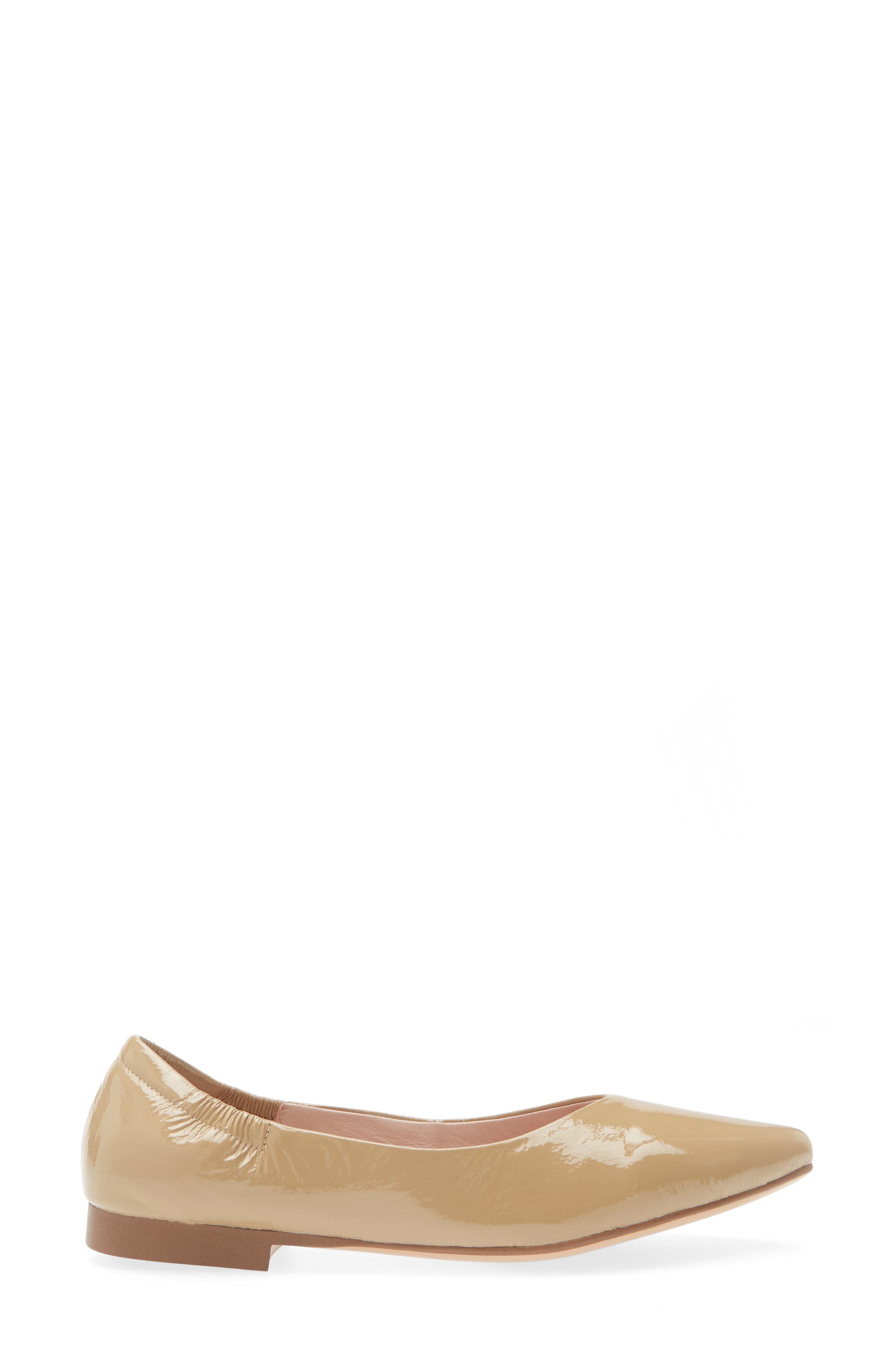 Cordani Mavis Pointed Toe Flat, Alternate, color, Creta