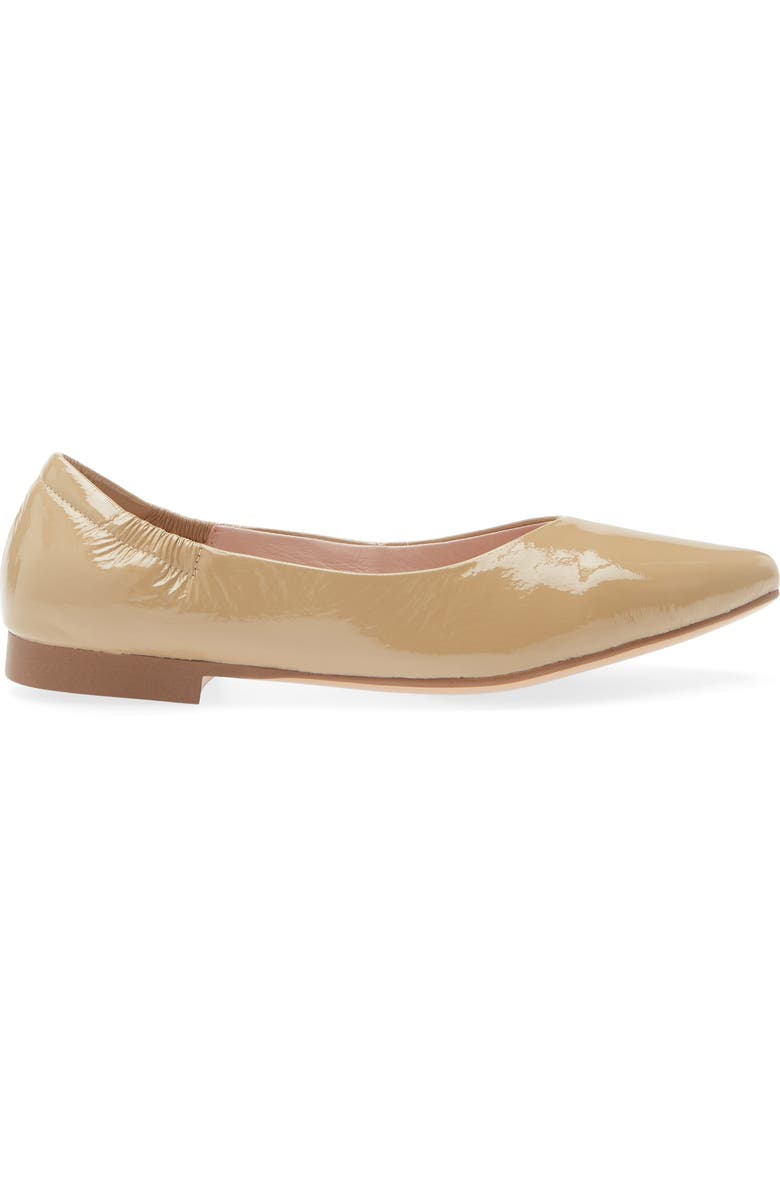 Cordani Mavis Pointed Toe Flat, Alternate, color, Creta