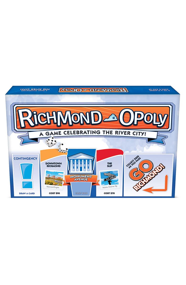 Late for the Sky Richmondopoly Monopoly Board Game, Alternate, color, Multicolored
