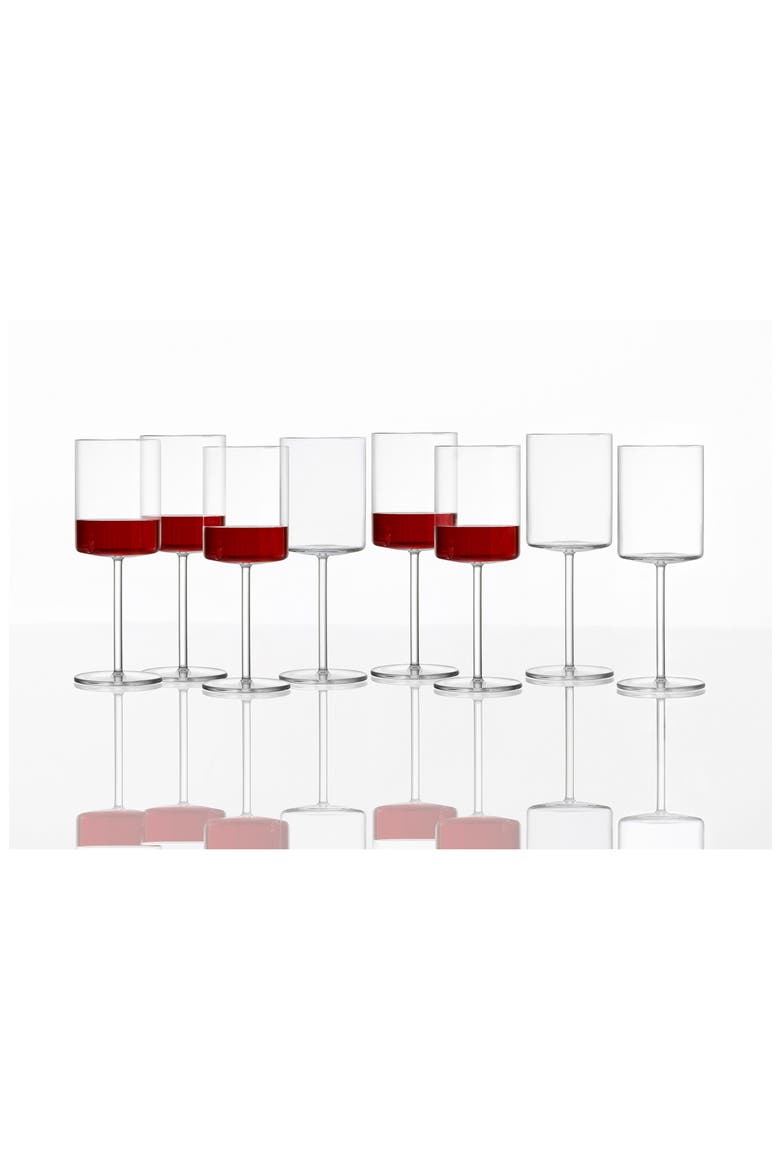 Schott Zwiesel Modo Set of 4 Red Wine Glasses, Alternate, color, CLEAR