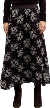 GERARD DAREL Tessy Floral Midi Skirt