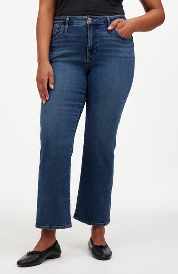 Madewell Kick Out Crop Jeans In Lenoir Wash