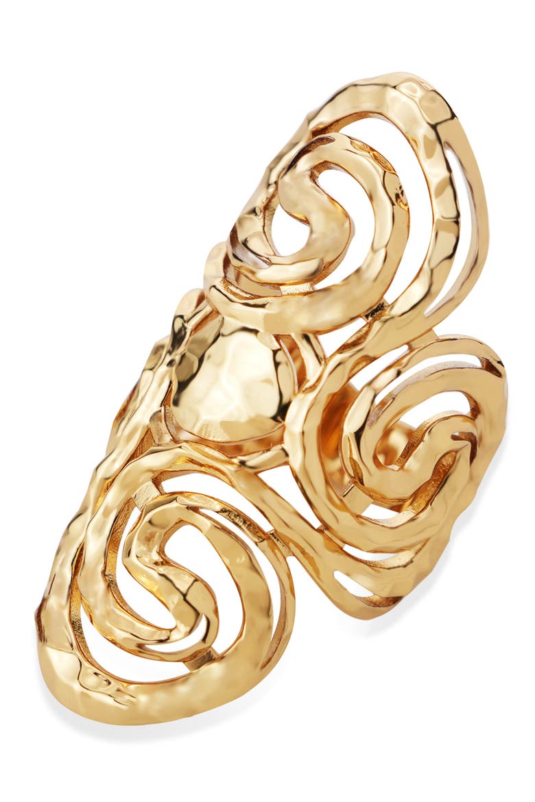 Eternal Spiral Ring, Alternate, color, Gold