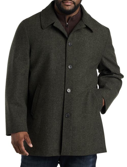 Michael Kors Kurt Overcoat In Olive