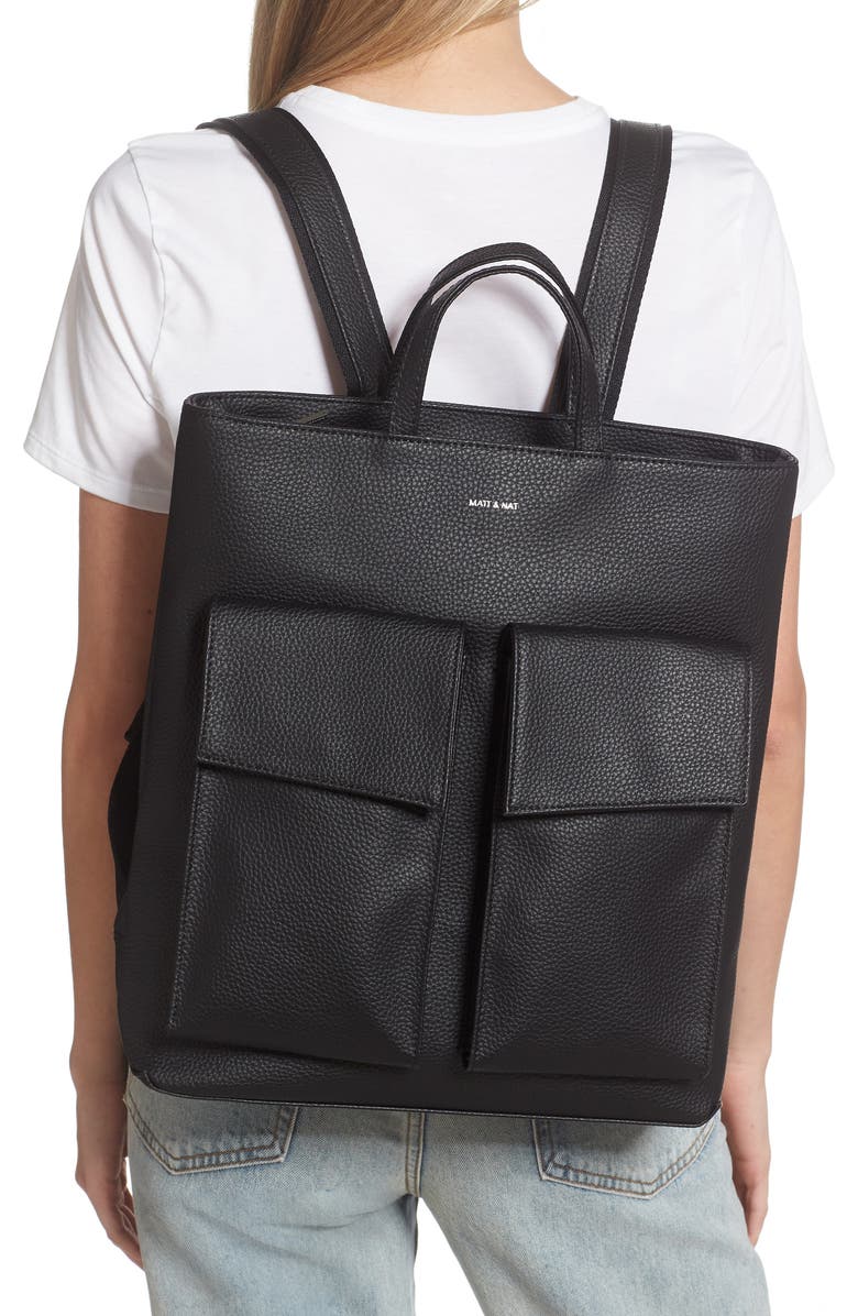 Matt & Nat Myron Vegan Leather Backpack, Alternate, color,