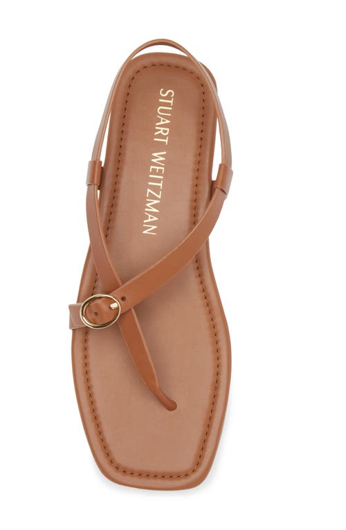 Stuart Weitzman Benni Sandalen Aus Leder In Tan