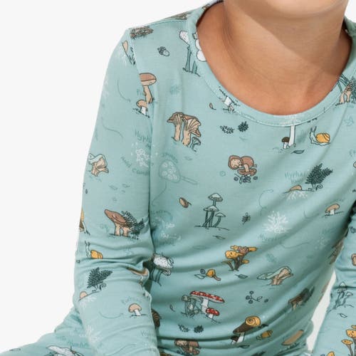 Bellabu Bear Kids' Seed Lifecycle Set Of 2 Piece Pajamas In Seed Lifecycle