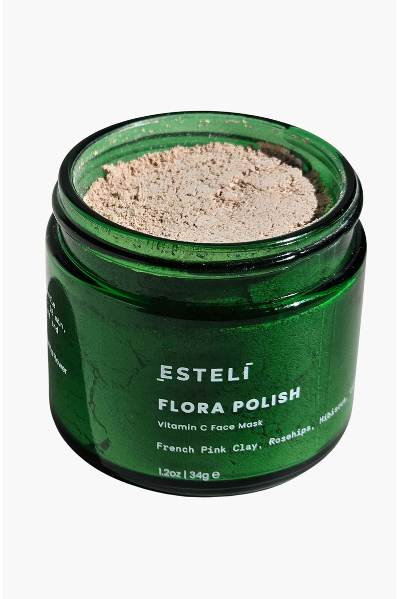 FLORA POLISH Vitamin C Face Mask FACE, Alternate, color, Dark Green