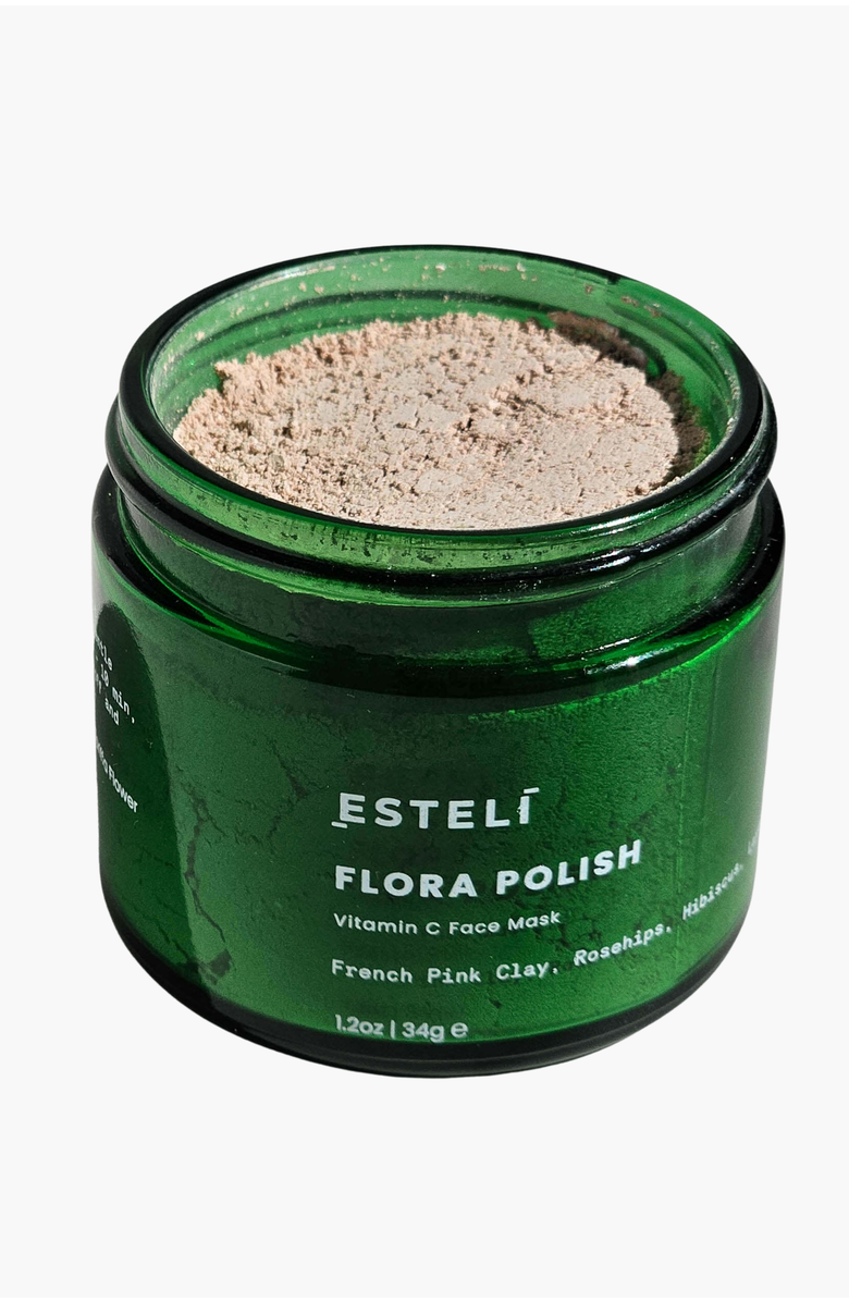 Esteli FLORA POLISH Vitamin C Face Mask FACE, Alternate, color, Dark Green