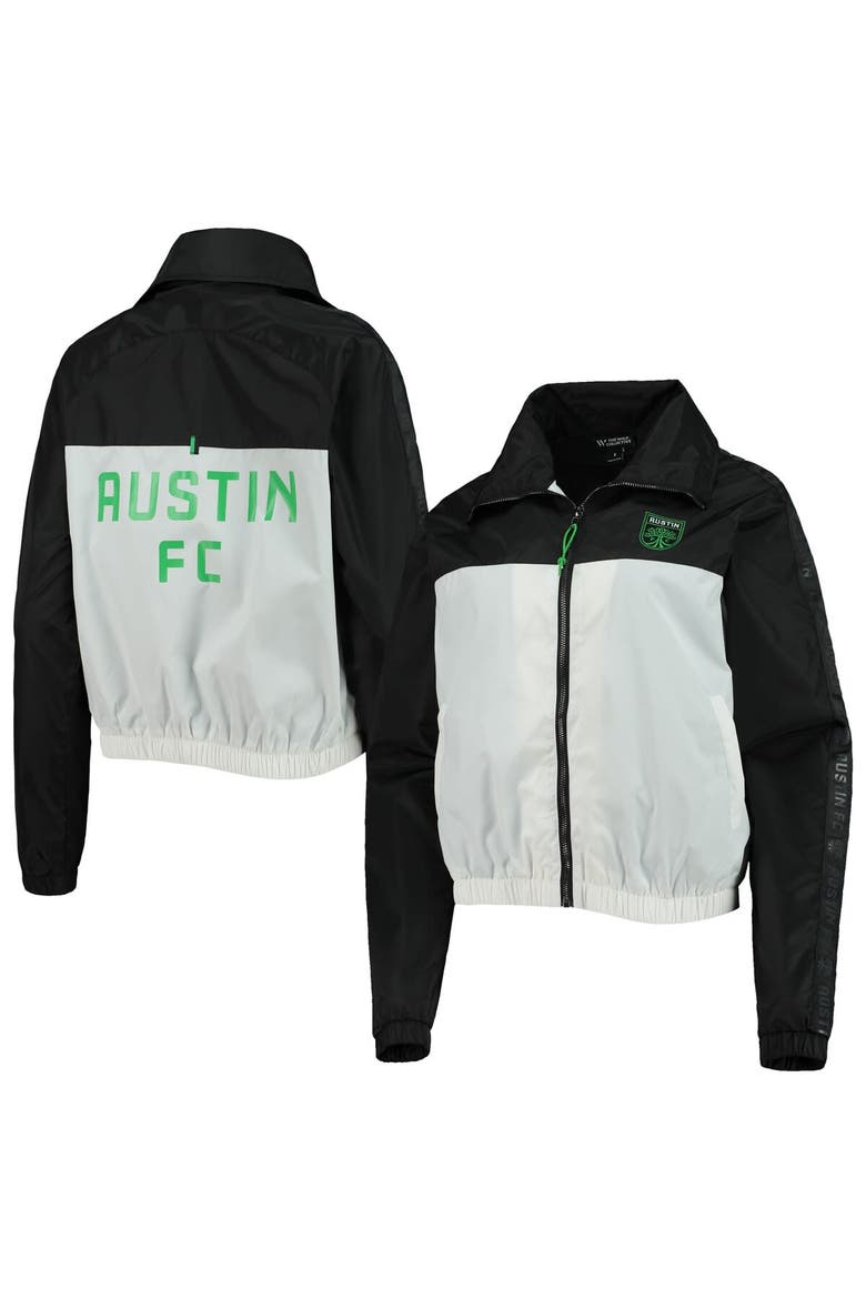 Women's The Wild Collective Black Austin FC Anthem Full-Zip Jacket, Main, color, Black