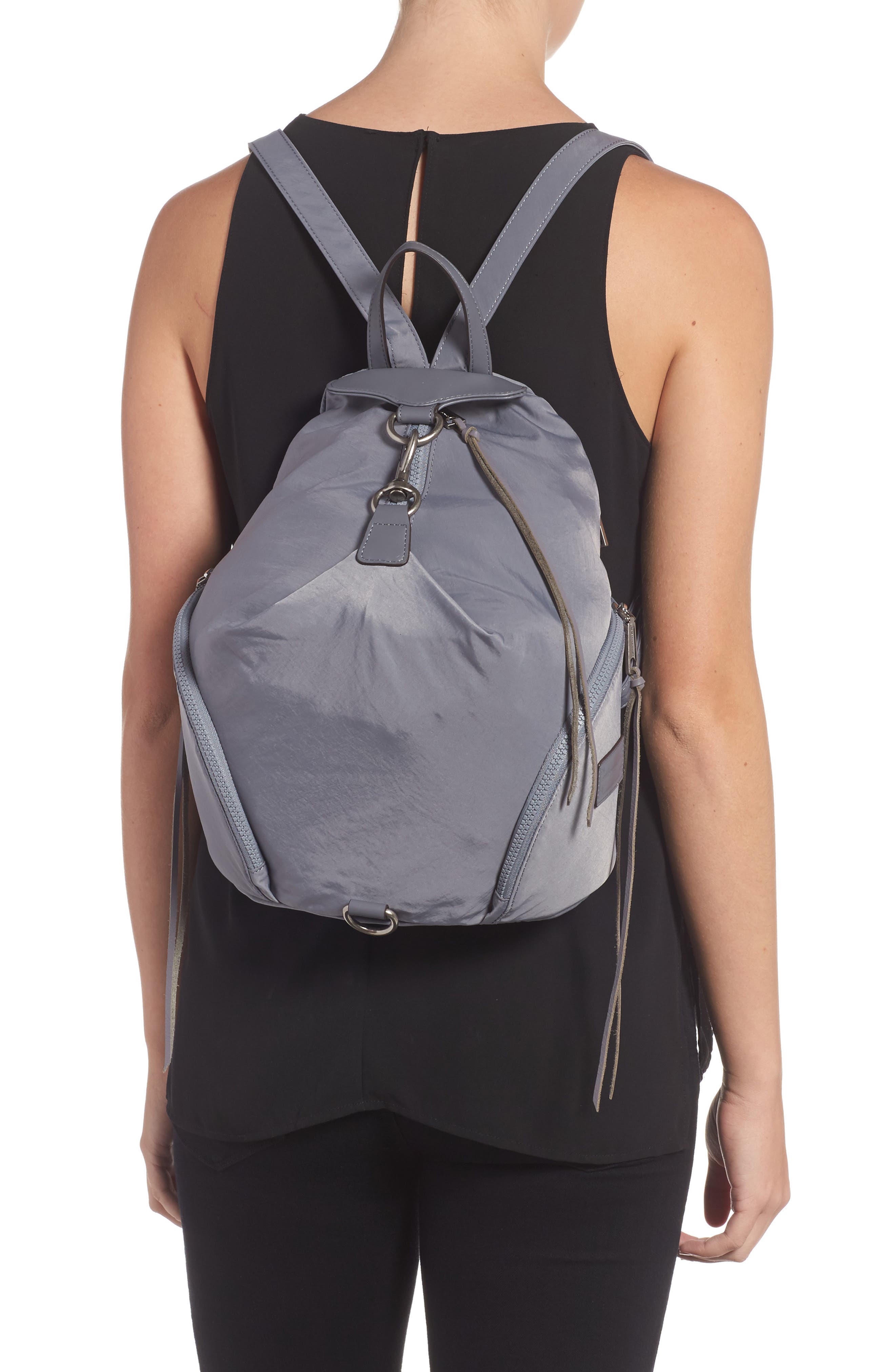 Rebecca Minkoff Julian Nylon Backpack, Alternate, color, 