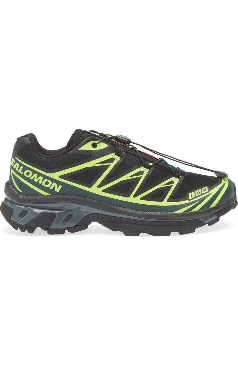 Salomon Gender Inclusive XT-6 Sneaker, Alternate, color, Black/ Green