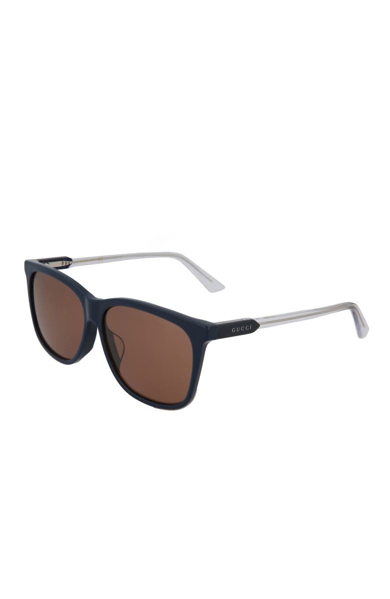 Gucci 60mm Core Rectangle Sunglasses, Alternate, color, 