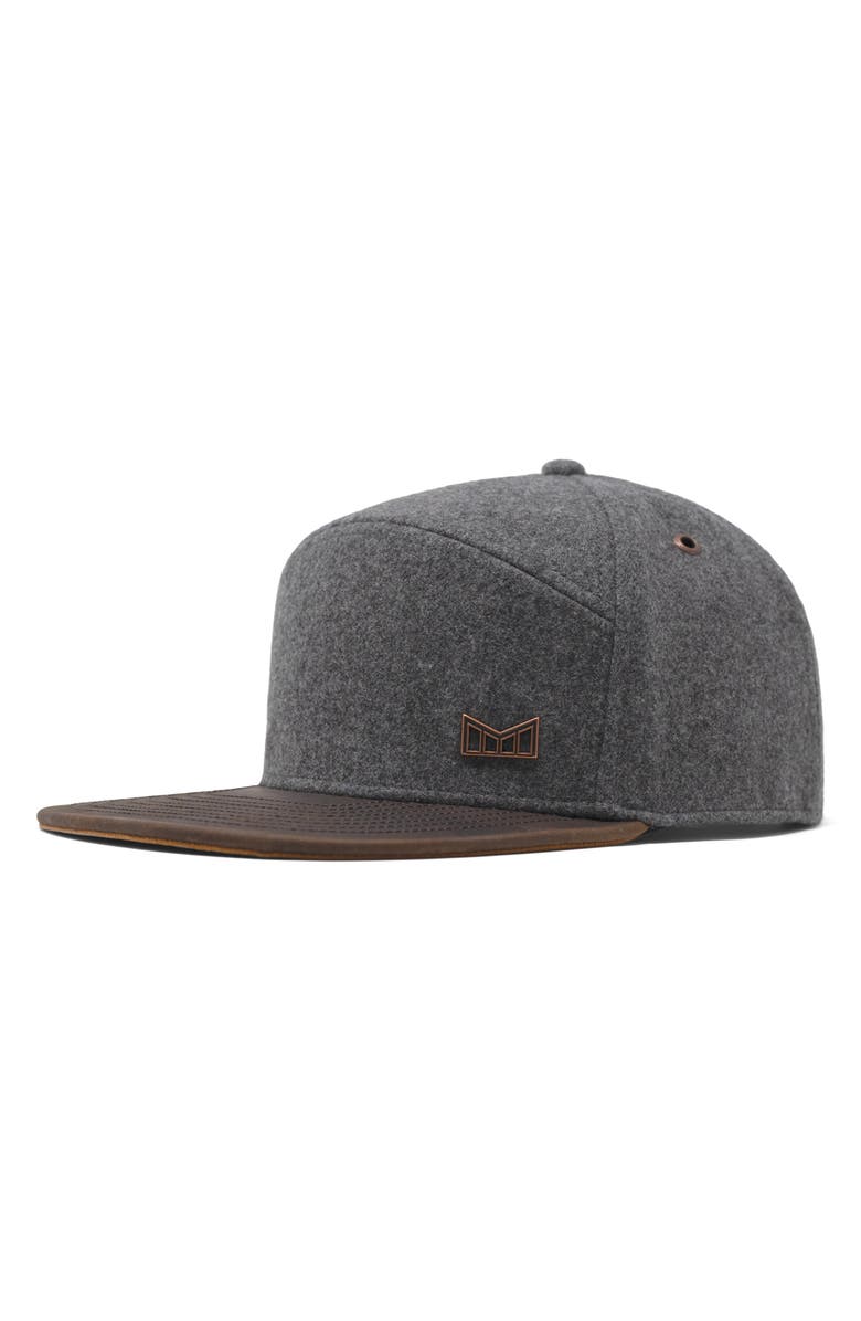 Melin Trenches Icon Scout Thermal Strapback Hat, Main, color, Heather Grey