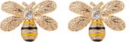 EYE CANDY LOS ANGELES Bee Nice CZ Crystal Stud Earrings
