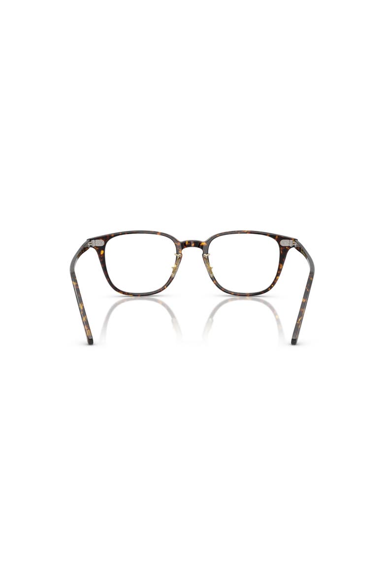 49mm Square optical glasses, Alternate, color, Tortoise