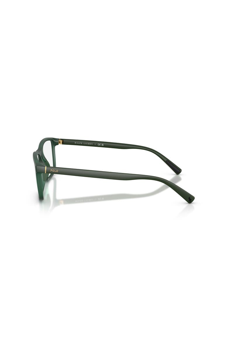 57mm Rectangle optical glasses, Alternate, color, Green