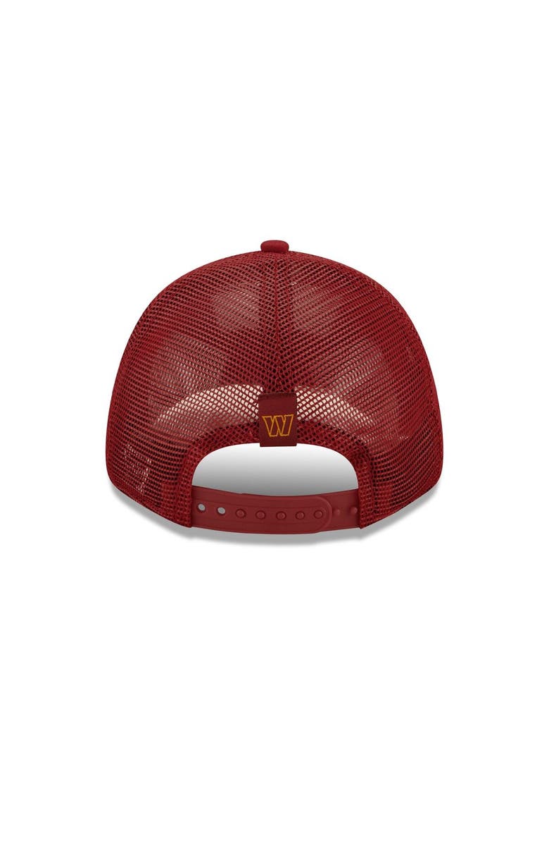 New Era Women's New Era   Burgundy Washington Commanders Team Trucker 9FORTY Snapback Hat, Alternate, color, 