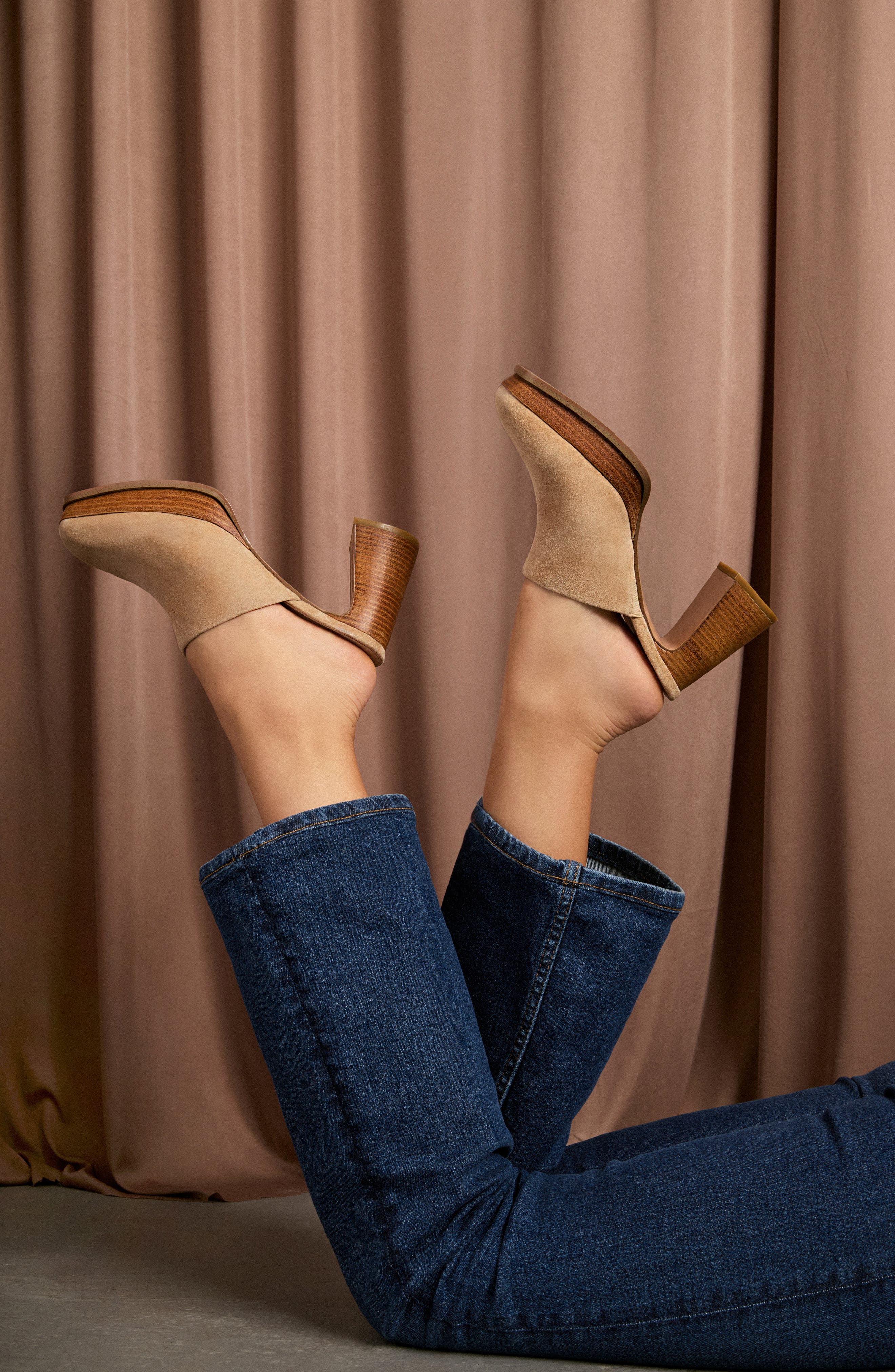 Pelle Moda Dilani Platform Mule, Alternate, color, Latte