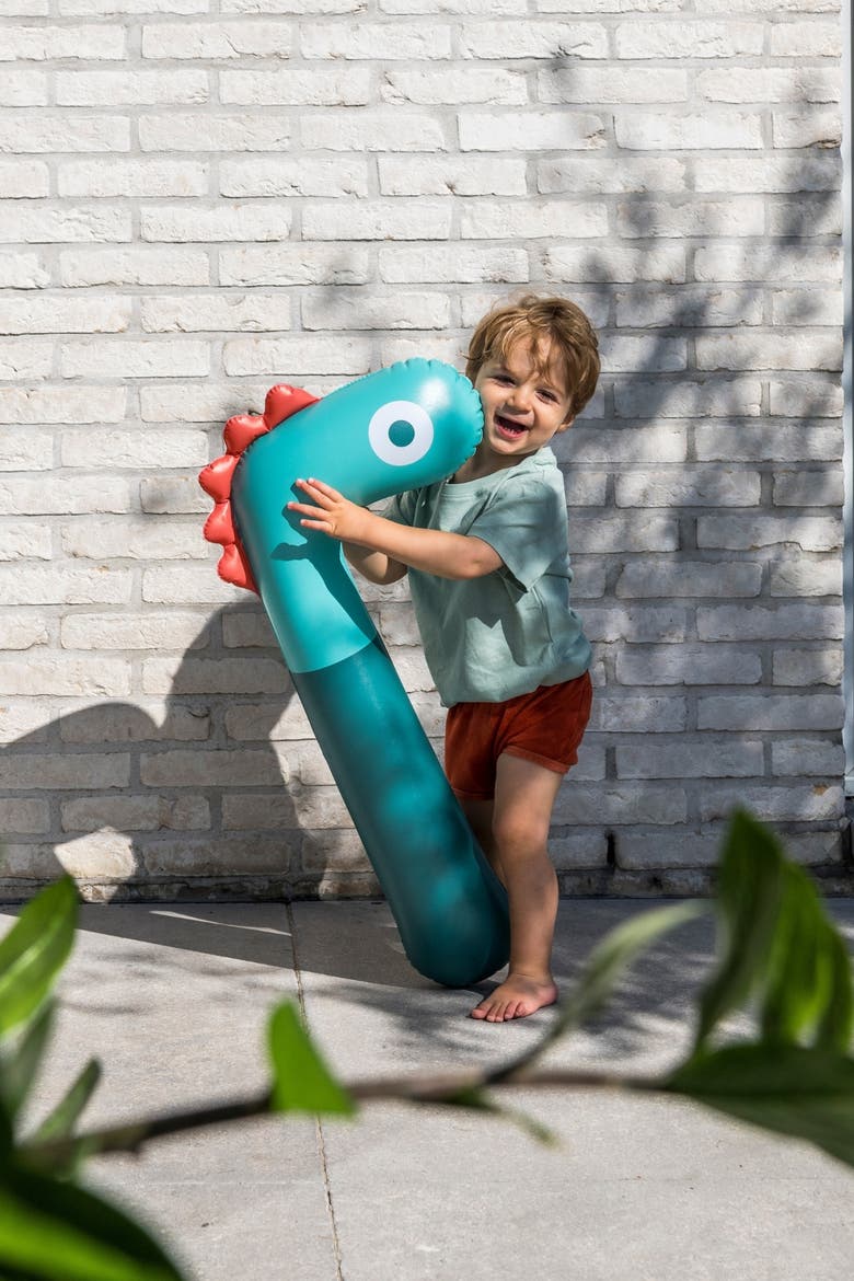 Noodle Dino Inflatable Kids Pool Noodle, Alternate, color, Multi