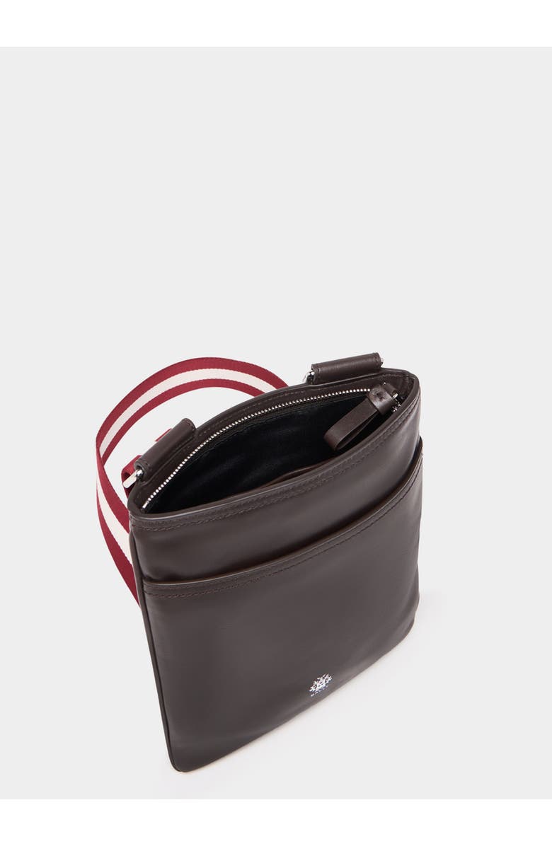 Bally Ray Crossbody Bag in Leather, Alternate, color, Brown