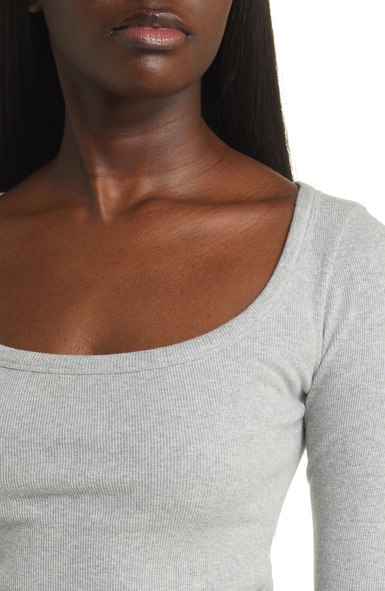 BP. Rib Stretch Cotton T-Shirt, Alternate, color,