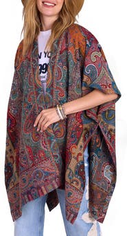 SAACHI Drape Poncho