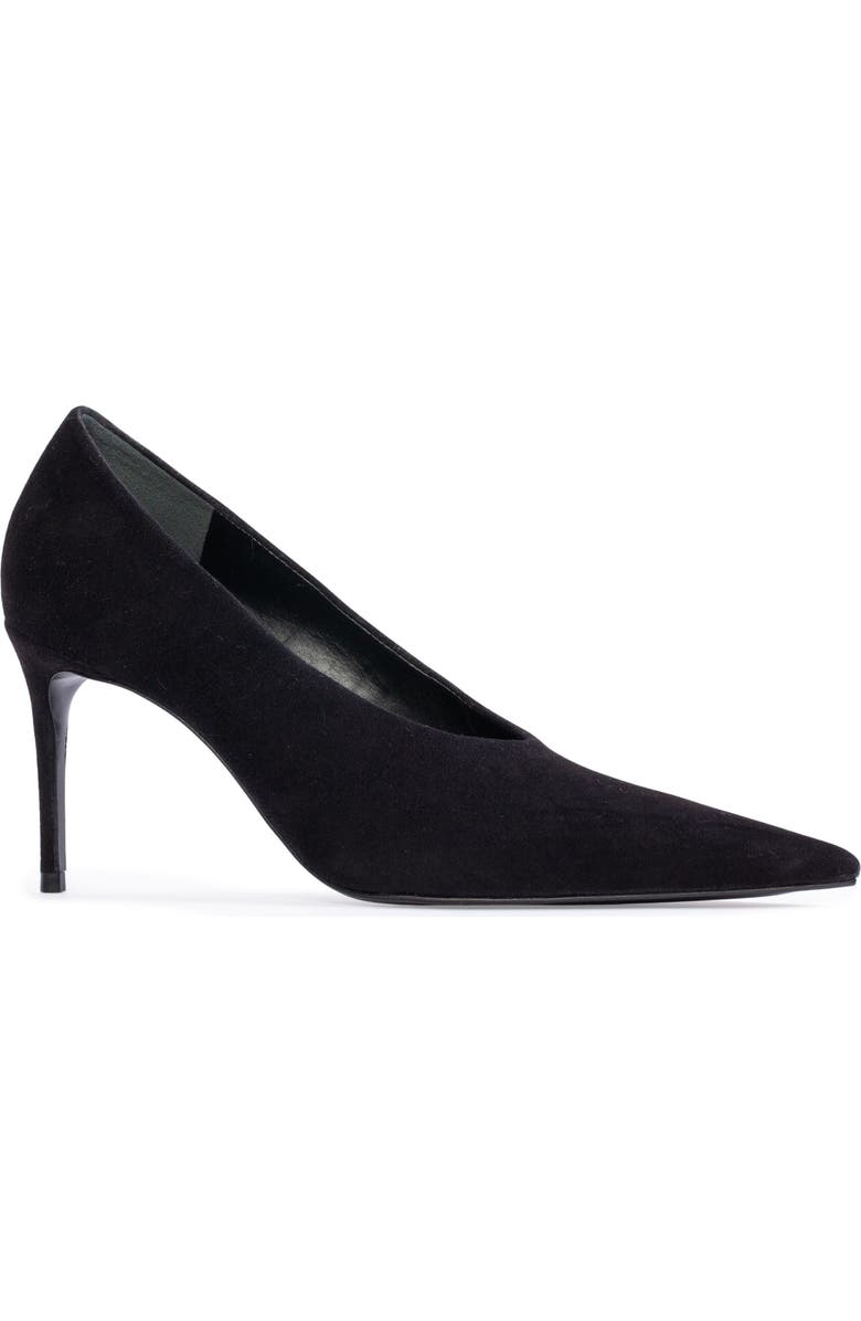 BLACK SUEDE STUDIO Jona 80 Suede Pump, Alternate, color, Black Suede