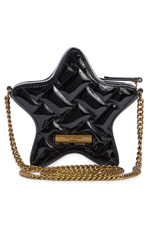 Kurt Geiger London Kensington Star Crossbody Bag In Black