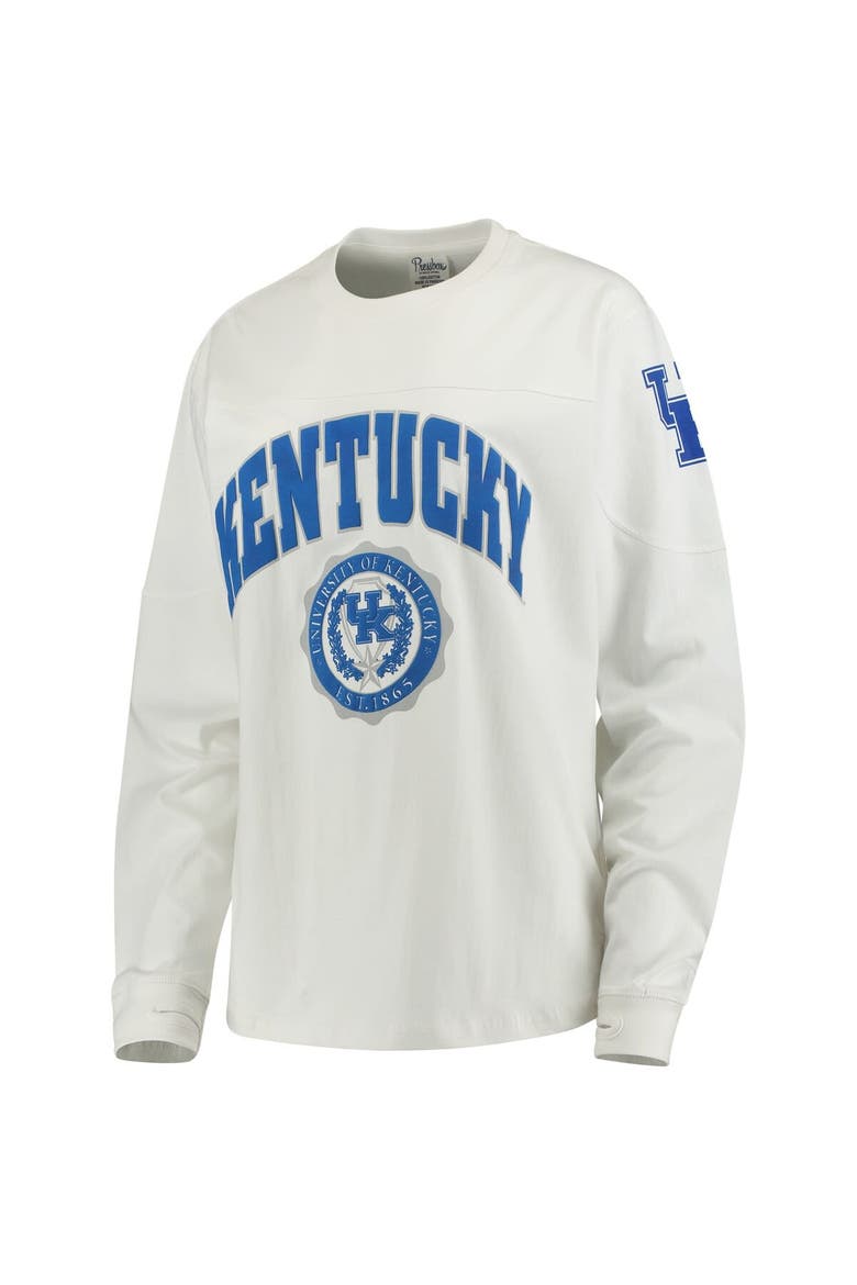 Women's White Kentucky Wildcats Edith Long Sleeve T-Shirt, Alternate, color, White