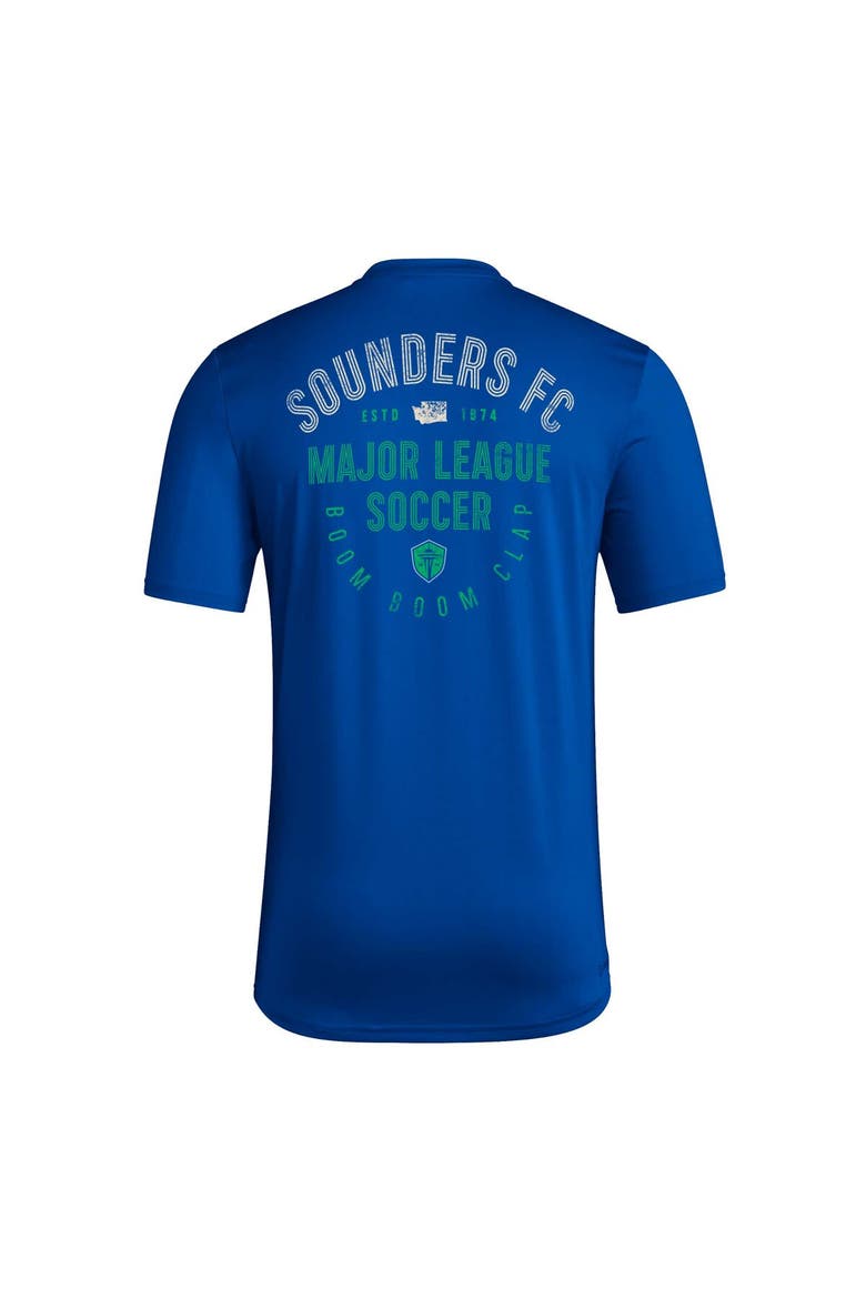 Men's adidas Blue Seattle Sounders FC Local Stoic T-Shirt, Alternate, color, Blue