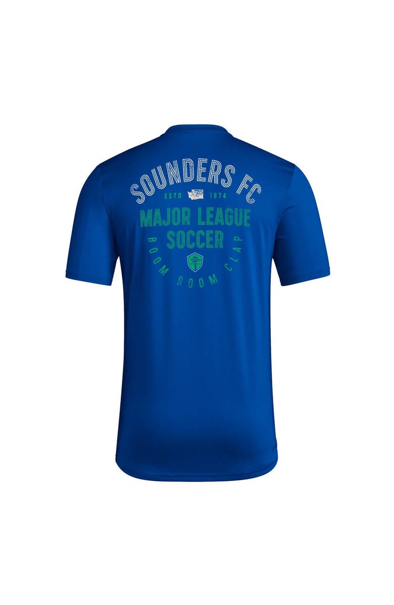 adidas Men's adidas Blue Seattle Sounders FC Local Stoic T-Shirt, Alternate, color, 