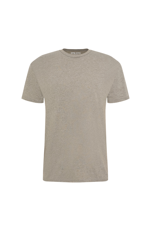 Epic Fits Crew Neck T-shirt In Gray