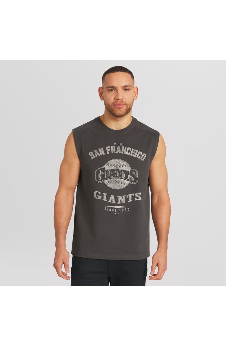 Darius Rucker Collection by Fanatics Men's Darius Rucker Collection by Fanatics  Charcoal San Francisco Giants Muscle Tank Top, Main, color, Charcoal
