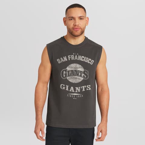 Men's Darius Rucker Collection by Fanatics  Charcoal San Francisco Giants Muscle Tank Top