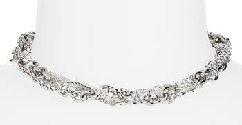 Justine Clenquet Shelby Crystal Embellished Choker | Nordstrom