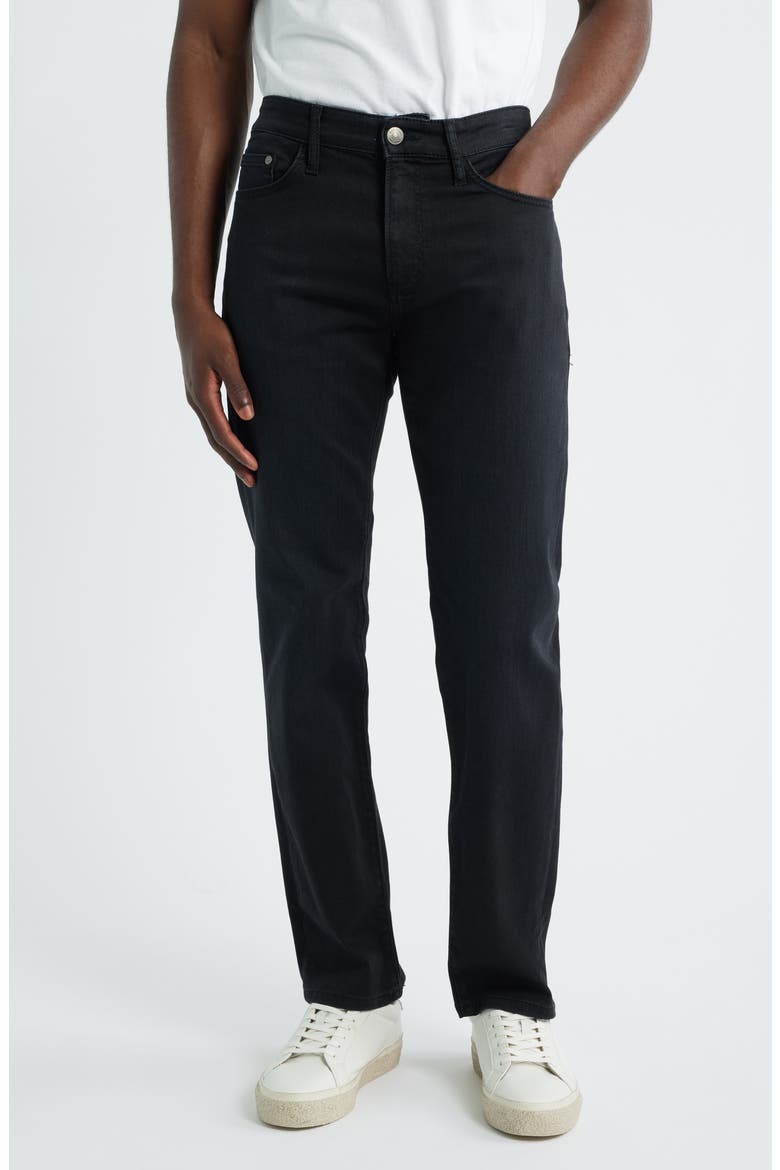 Zach Straight Leg Stretch Jeans, Main, color, DARK SMOKE SUPERMOVE