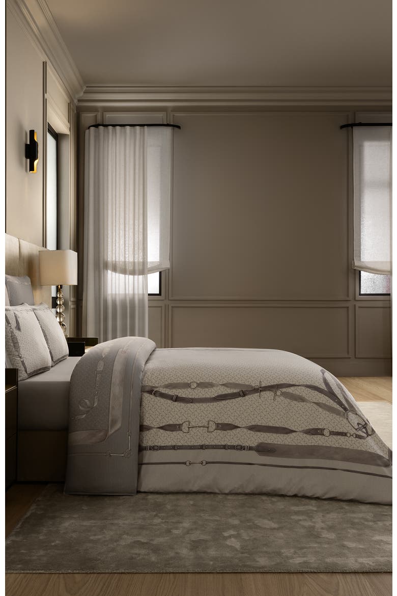 Equilion Duvet Cover, Alternate, color, Beige