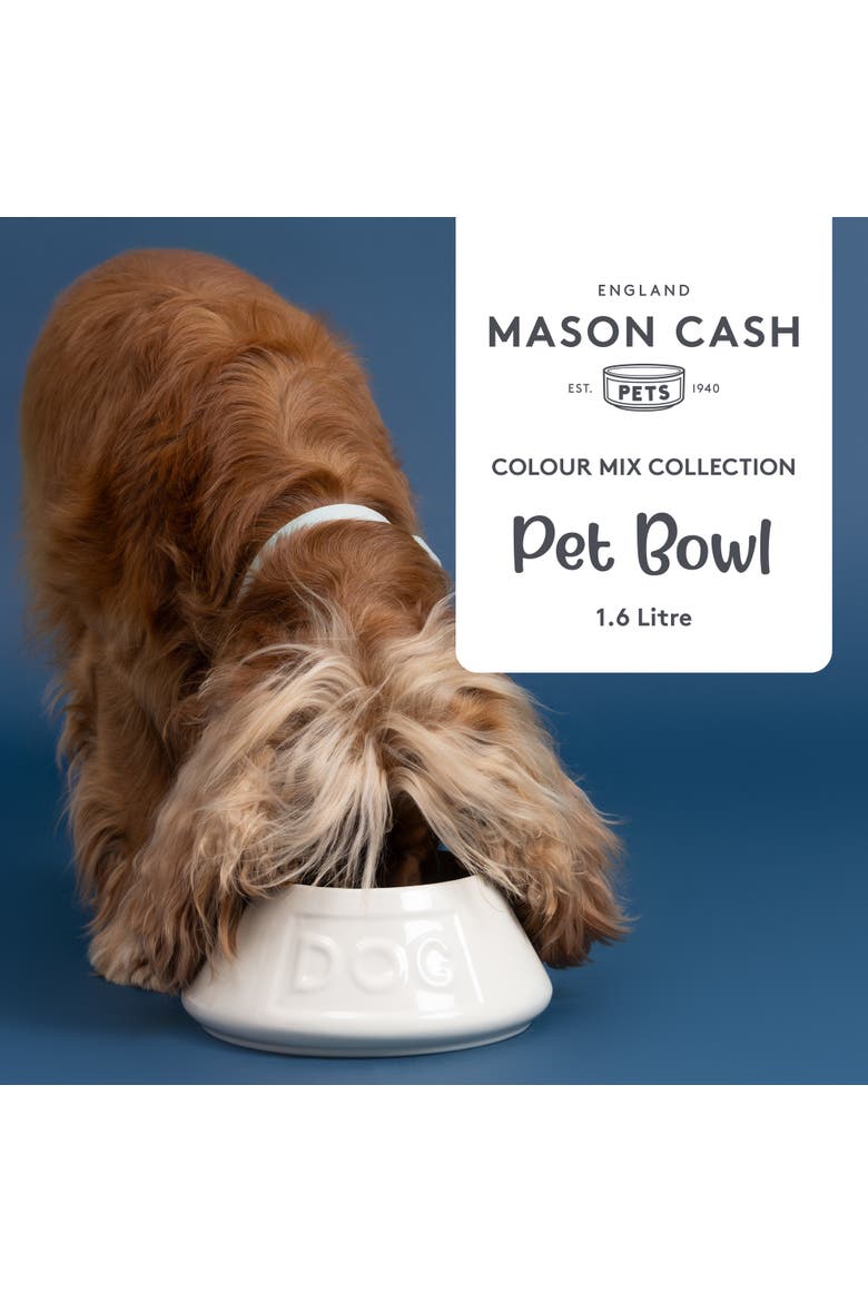 Non Tip Dog Bowl, Cream, 8.3 Inches, 54oz, Alternate, color, Off-White