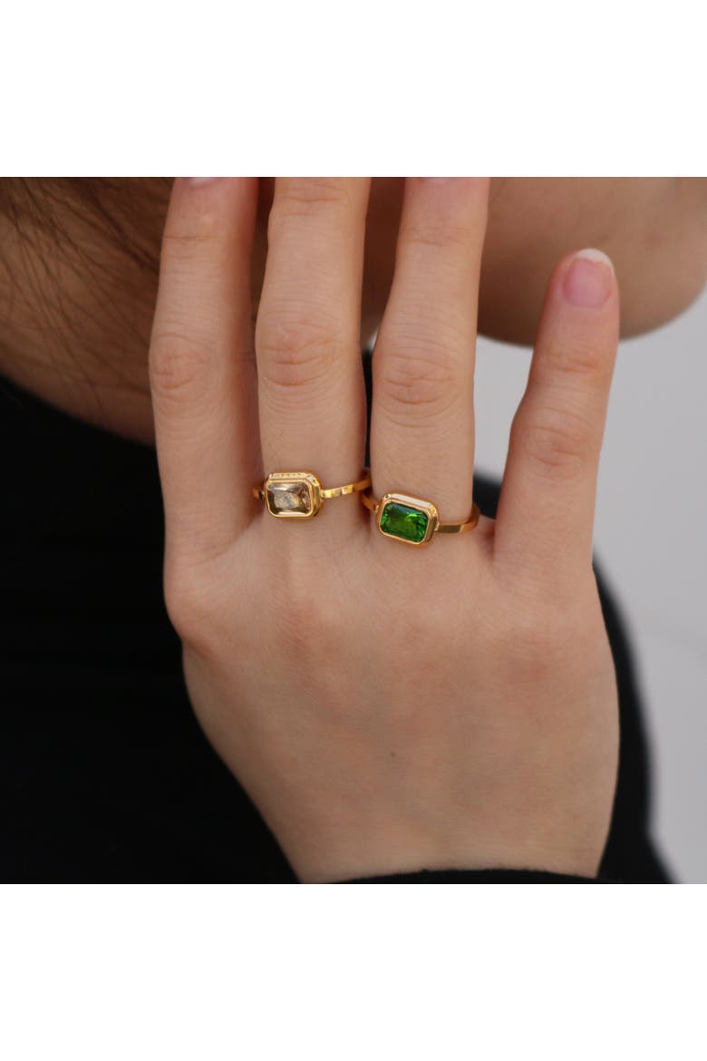 Kori Ring-Green Cats Eye, Alternate, color, Gold With Emerald