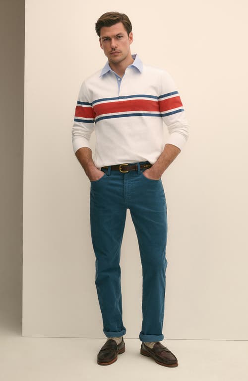 Brooks Brothers Stretch Cotton Corduroy Five Pocket Pants In Blue