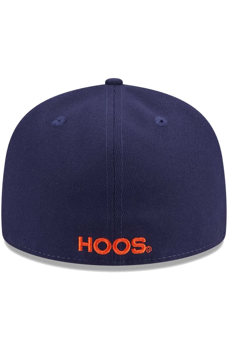 New Era Men's New Era Navy Virginia Cavaliers 59FIFTY Fitted Hat, Alternate, color,