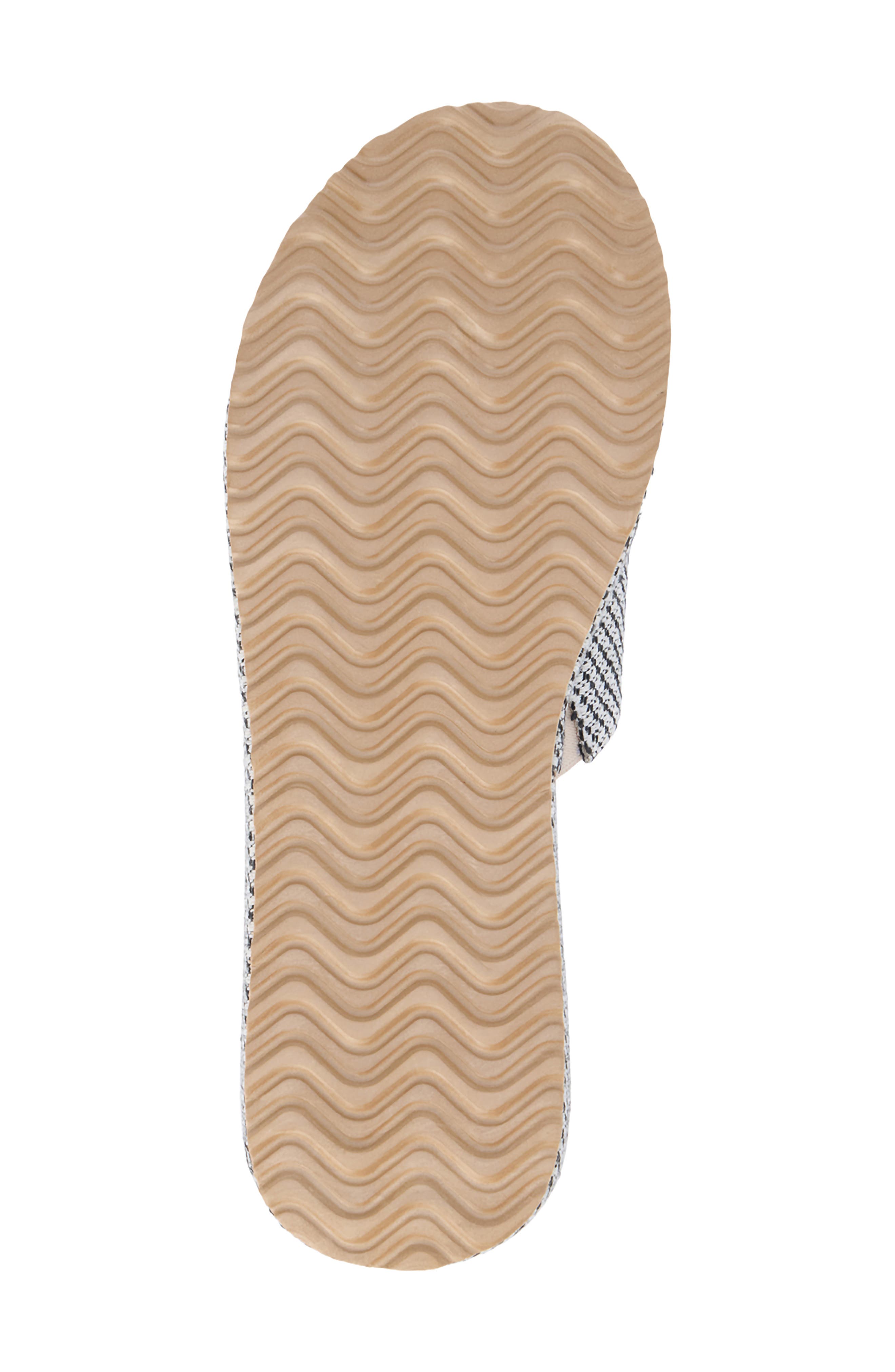 Pismo Platform Wedge Sandal, Alternate, color, WHITE/ BLACK JUTE