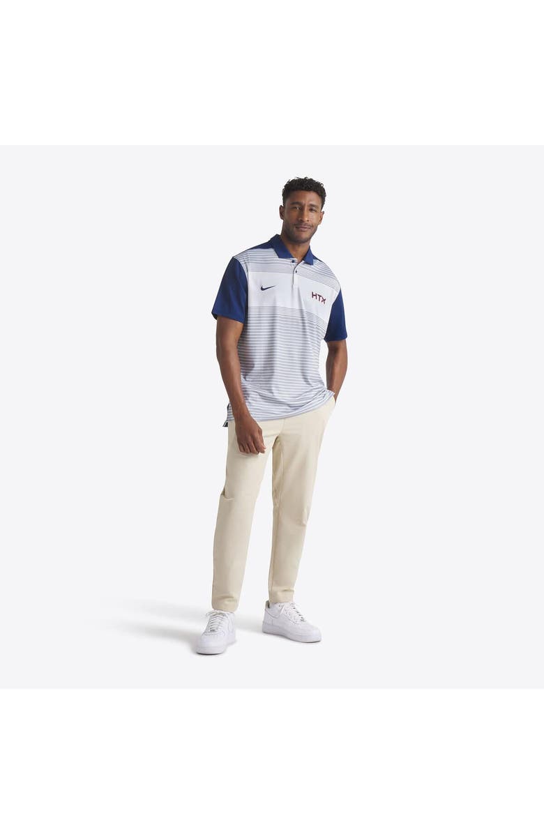 Nike Men's Nike  White/Navy Houston Astros 2025 City Connect Fashion Legacy Icon Vapor Performance Polo, Alternate, color, White