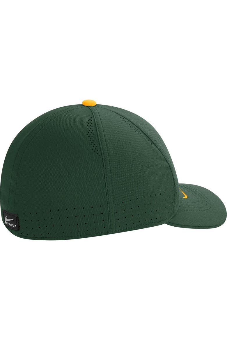 Men's Nike Green Baylor Bears 2022 Sideline Classic99 Swoosh Performance Flex Hat, Alternate, color, Green