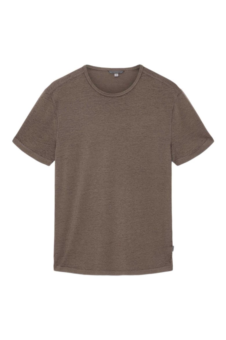 Bale Burnout Crewneck T-Shirt, Alternate, color, TEAKWOOD