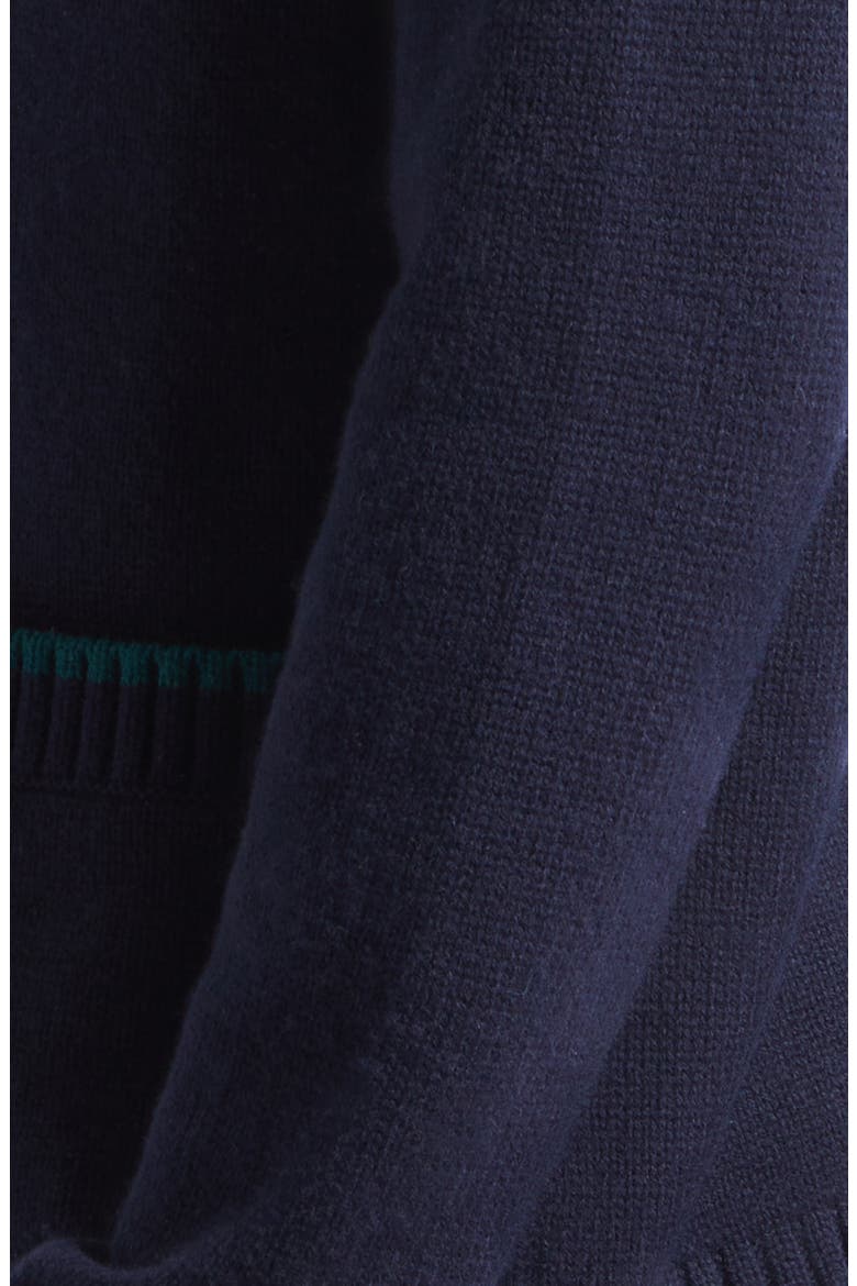 Embroidered Hotel Emblem Cardigan, Alternate, color, WOOL BLEND