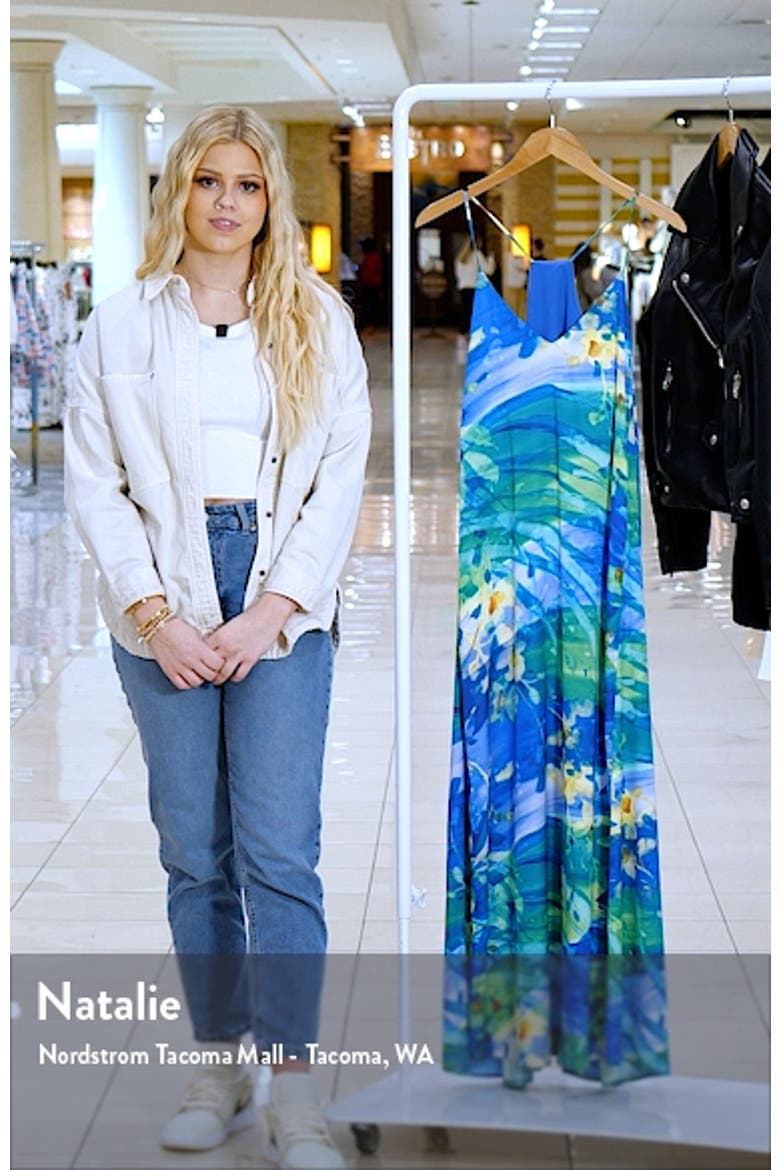 Retro Floral Maxi Dress video