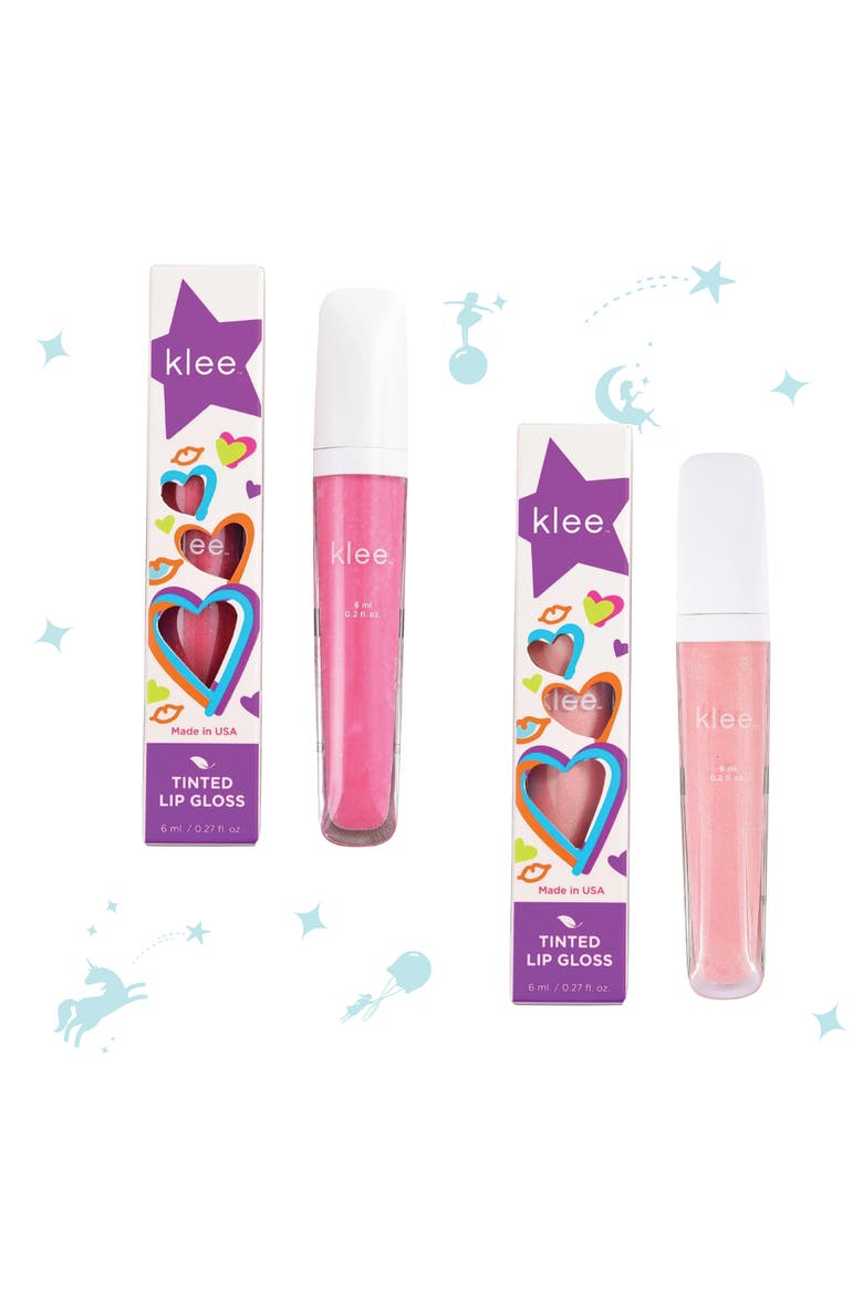 Brighton Ensemble and Hudson Vibe - Kids' Tinted Lip Gloss Bundle, Main, color, Pink