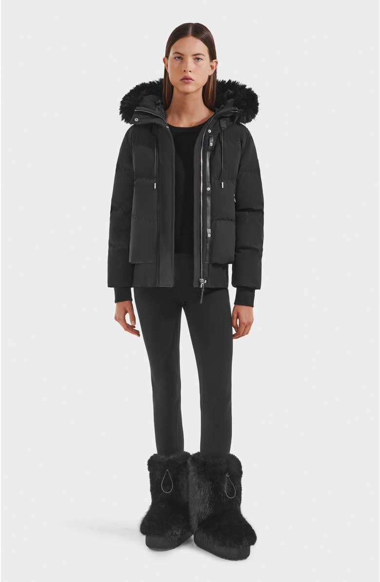 Rudsak Cieyna Down Bomber, Alternate, color, Black